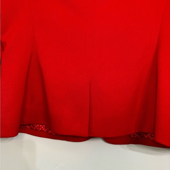 Limited Red Blazer Lined Jacket - Picture 8 of 10